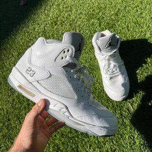 Jordan 5 Retro Metallic White